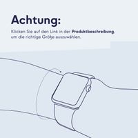 Apple Silikon Solo Loop für  Apple Watch | 38/40/41/42 mm - Größe 3 - Purple Fog