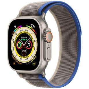 Apple Trail Loop Armband für  Apple Watch | 44/45/46/49 mm - Größe S/M - Blue / Grey