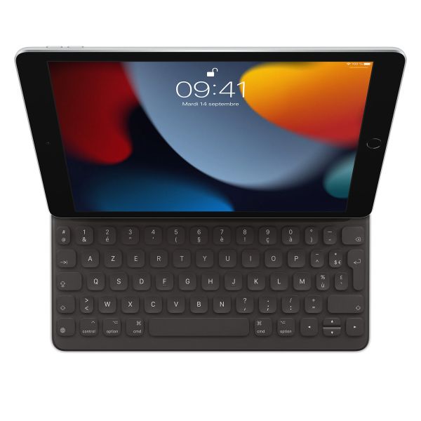 Apple Smart Folio Keyboard Apple iPad 9 (2021) 10.2 Zoll / iPad 8 (2020) 10.2 Zoll / iPad 7 (2019) 10.2 Zoll / Air 3 (2019) / Pro 10.5 (2017) - AZERTY / FR - Schwarz
