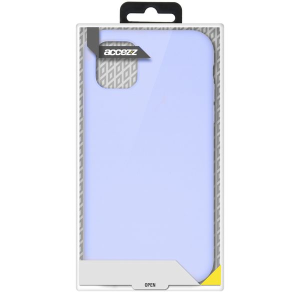 Accezz Liquid Silikoncase Samsung Galaxy S21 - Violett