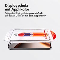 Accezz Gehärteter Glas-Schutz + Applikator Apple iPhone Duo