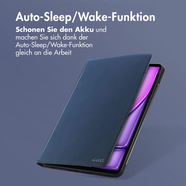 Accezz Classic Klapphülle Apple iPad Air 13 Zoll (2026) M4 / (2025) M3 / (2024) M2 - Dunkelblau