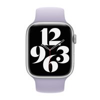 Apple Silikon Solo Loop für  Apple Watch | 38/40/41/42 mm - Größe 5 - Purple Fog