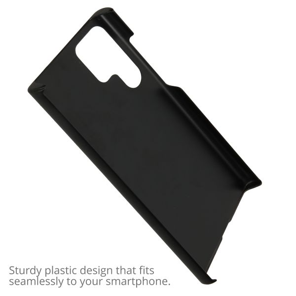 Gestalte deine eigene Hardcase Hülle Samsung Galaxy S22 Ultra - Schwarz