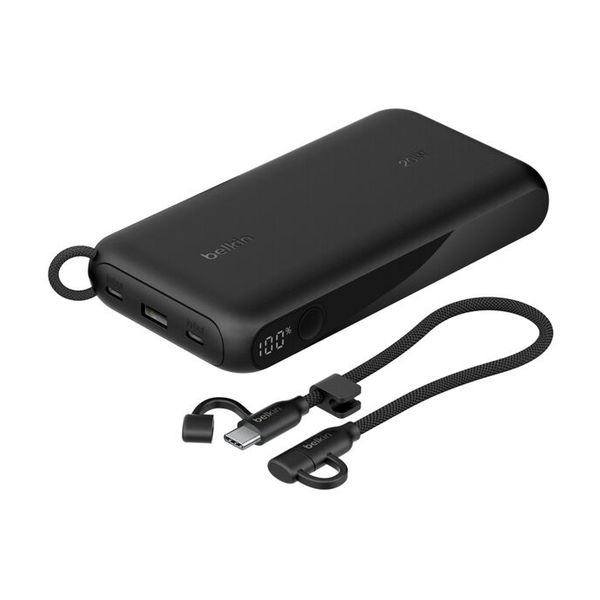 Belkin BoostCharge Powerbank 20.000 mAh - mit Display - Schwarz
