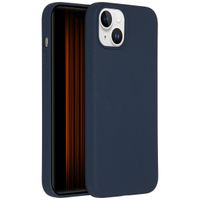 Accezz Liquid Silikoncase mit MagSafe Apple iPhone 15 Plus - Dunkelblau