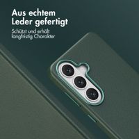 Accezz MagSafe Leather Backcover Samsung Galaxy S26 - Cedar Green