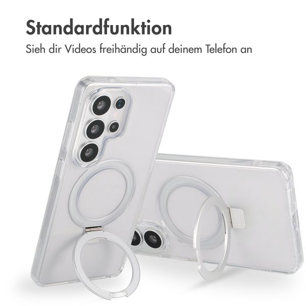 Accezz Ring Stand Backcover mit MagSafe Samsung Galaxy S26 Ultra - Transparent