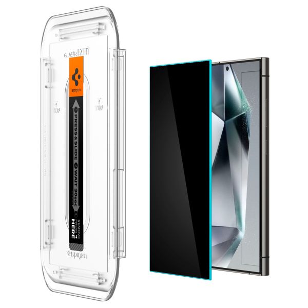 Spigen GLAStR Privacy EZ Fit Displayschutzfolie + Applicator - 2er-Pack Samsung Galaxy S24 Ultra