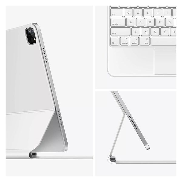 Apple Magic Keyboard Apple iPad Air 11 Zoll (2026) M4 / (2025) M3 / (2024) M2 / Air 5 (2022) / Air 4 (2020) / Pro 11 (2018/2020/2021/2022) - QWERTY / IT - Weiß