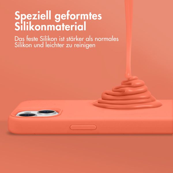 Accezz Liquid Silikoncase Apple iPhone 15 Pro Max - Nectarine