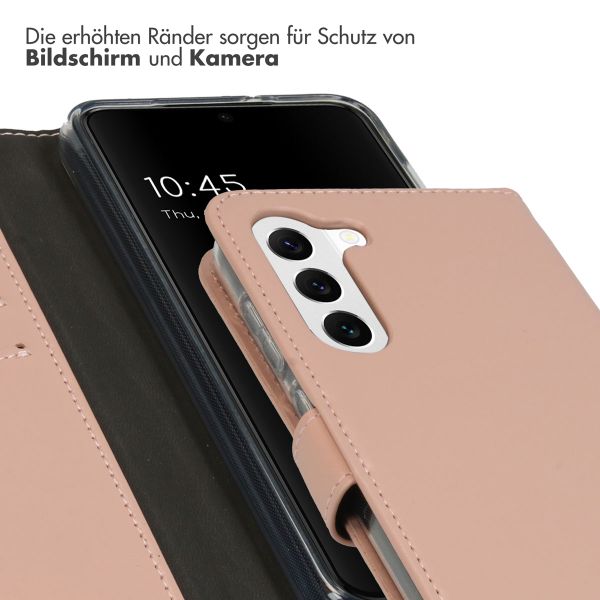 Selencia Echtleder Klapphülle Samsung Galaxy S23 Plus - Dusty Pink