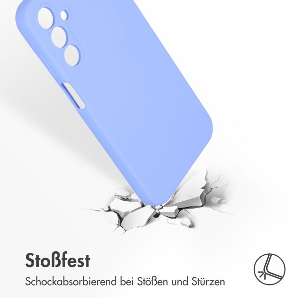 Accezz Liquid Silikoncase Samsung Galaxy A15 (5G/4G) - Violett