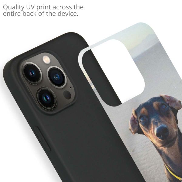 Gestalte deine eigene Apple iPhone 13 Pro Max Gel Hülle - Schwarz