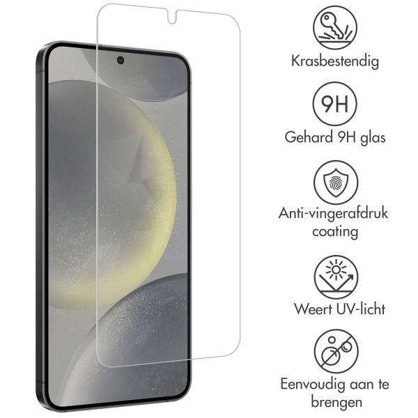 Accezz Displayschutz 10er-pack aus gehärtetem Glas Samsung Galaxy S25 / S24