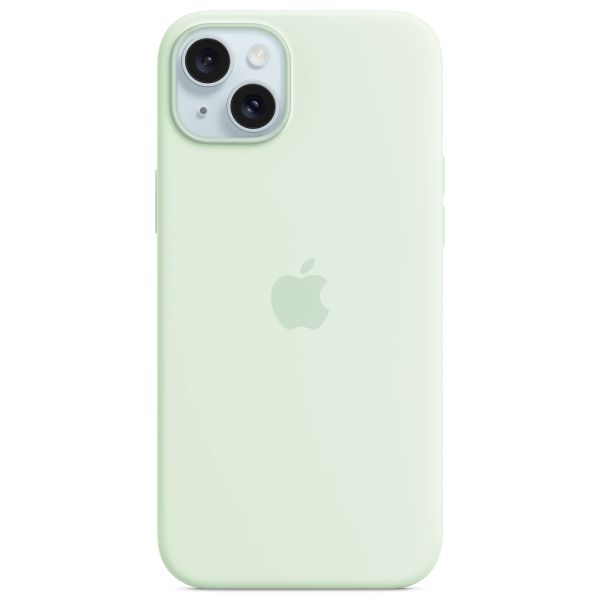 Apple Silikon-Case MagSafe Apple iPhone 15 Plus - Soft Mint