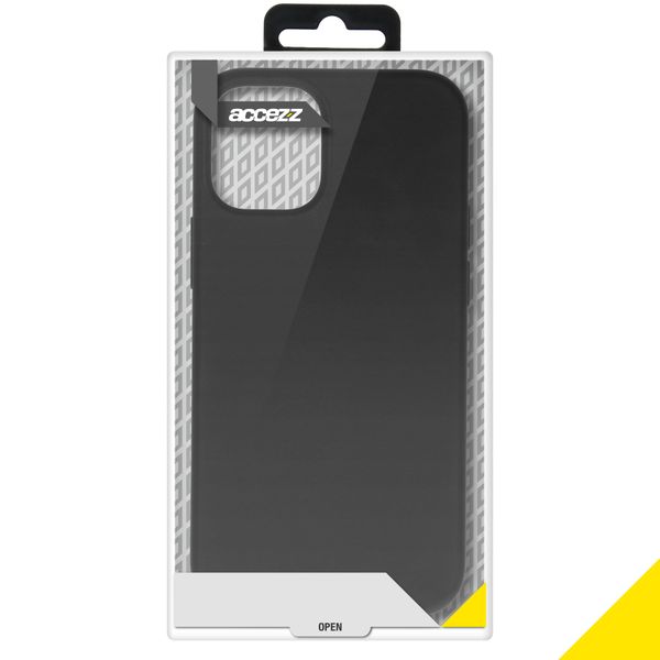 Accezz Liquid Silikoncase Apple iPhone 12 Mini - Schwarz