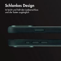 Accezz Vintage Leather Magsafe Backcover Apple iPhone 15 Pro Max - Smokey Green