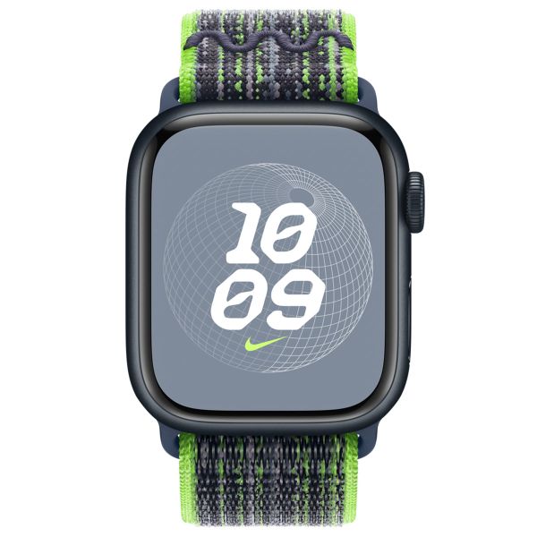 Apple Nike Sport Loop Armband für Apple Watch | 38/40/41/42 mm - Bright Green & Blue