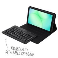 Accezz Bluetooth Keyboard Klapphülle Samsung Galaxy Tab A11 - QWERTY / NL - Schwarz