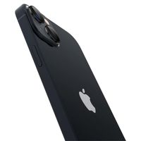 Spigen GLAStR Optik Camera Lens Protector - Kamerainsel-Schutz (2er-Pack) Apple iPhone 15 (Plus) / 14 (Plus) - Schwarz