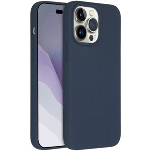 Accezz Liquid Silikoncase Apple iPhone 14 Pro Max - Dunkelblau