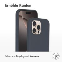 Accezz Liquid Silikoncase mit MagSafe Apple iPhone 16 Pro Max - Dunkelblau