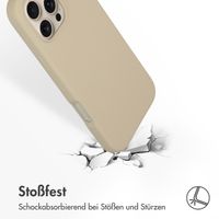 Accezz Liquid Silikoncase mit MagSafe Apple iPhone 16 Pro Max - Stone