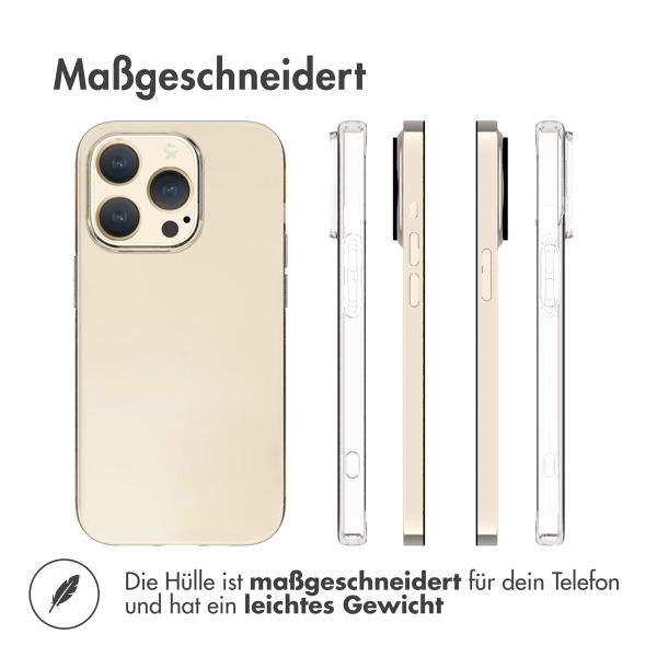 Accezz Clear TPU Backcover Apple iPhone 15 Pro - Transparent