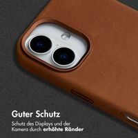 Accezz Vintage Leather Magsafe Backcover Apple iPhone 16 - Tabacco Cognac