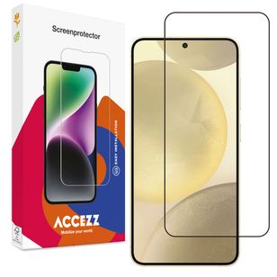 Accezz Full Cover Screen Protector aus gehärtetem Glas Samsung Galaxy S24 Plus / S25 Plus