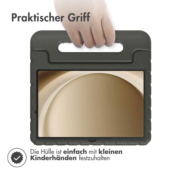 Accezz SchutzHülle mit Handgriff kindersicher Samsung Galaxy Tab A11 Plus / A9 Plus - Schwarz