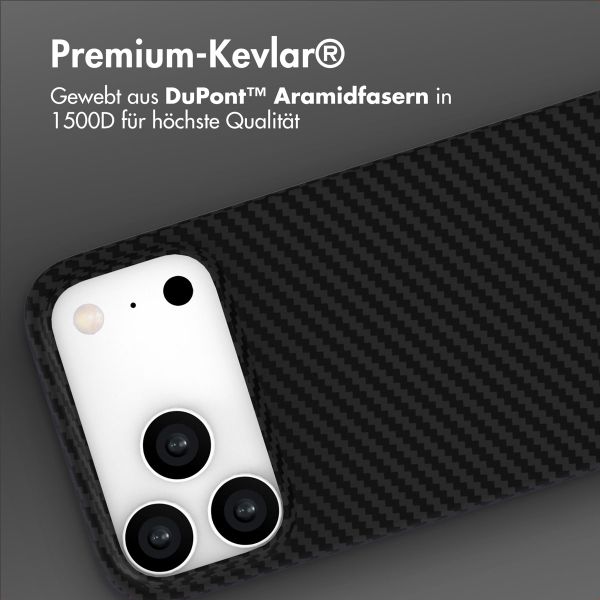 Accezz MagSafe Kevlar® Hülle Apple iPhone 17 Pro - Schwarz