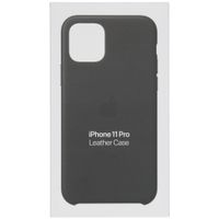 Apple Leder-Case Apple iPhone 11 Pro - Schwarz