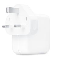 Apple Netzteil mit zwei USB-C-Anschlüssen - 35 W - Typ G - Stecker für das Vereinigte Königreich - Weiß