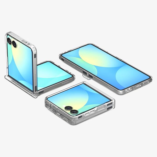 Spigen Ultra Hybrid Pro MagFit Backcover Samsung Galaxy Z Flip 7 - Clear / White