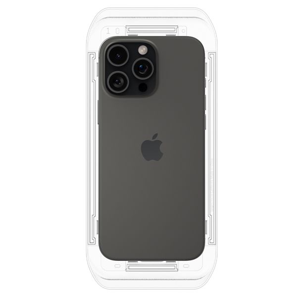 Spigen GLAStR Privacy EZ Fit Displayschutzfolie + Applicator - 2er-Pack Apple iPhone 17 / 17 Pro / 16 Pro