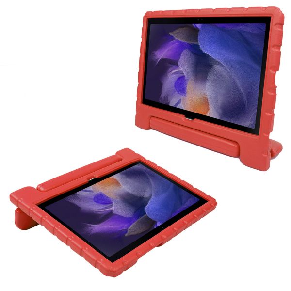 Accezz SchutzHülle mit Handgriff kindersicher Samsung Galaxy Tab A8 - Rot