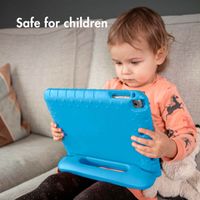 Accezz SchutzHülle mit Handgriff kindersicher Samsung Galaxy Tab A11 / A9 8.7 Zoll - Blau