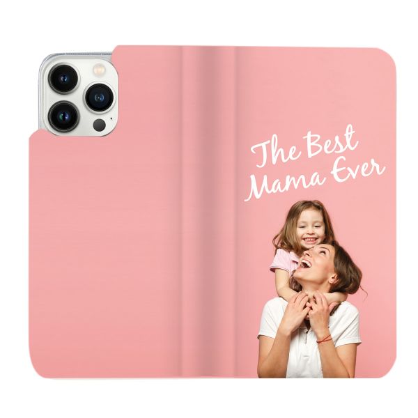 Gestalte deine eigene Compact Gel Klapphülle Apple iPhone 13 Pro Max - Weiß