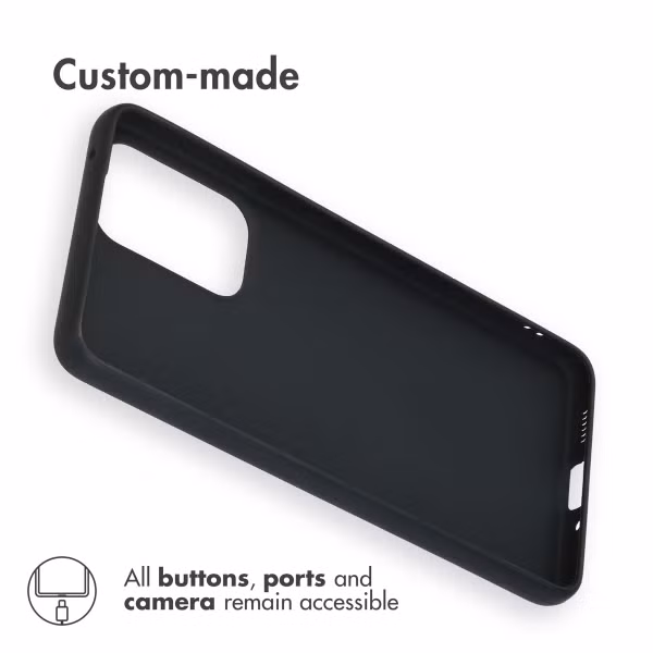 Accezz Color TPU Hülle Samsung Galaxy A33 - Schwarz