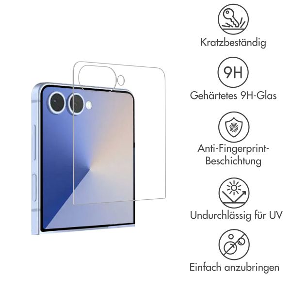 Accezz Screen Protector aus gehärtetem Glas Samsung Galaxy Z Flip 8 / Flip 7