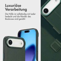 Accezz 2-in-1 Klapphülle aus Leder mit MagSafe Apple iPhone Air - Cedar Green