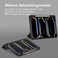 Accezz Smarte Klapphülle aus Silikon Apple iPad Pro 13 (2025) M5 / (2024) M4 - Schwarz