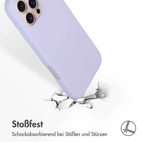 Accezz Liquid Silikoncase mit MagSafe Apple iPhone 16 Pro Max - Violett