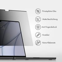 Accezz Magnetische Privacy Displayschutzfolie für Apple MacBook Air 13 Zoll (2018 - 2020) / Pro 13 Zoll (2018 - 2022)