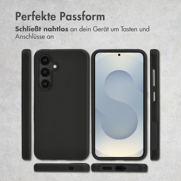 Accezz Tough Back Cover mit MagSafe Samsung Galaxy S25 - Schwarz