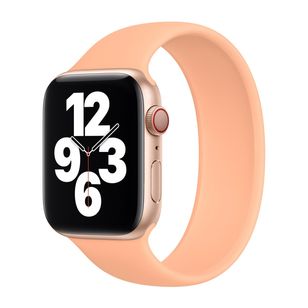 Apple Silikon Solo Loop für  Apple Watch | 38/40/41/42 mm - Größe 8 - Cantaloupe