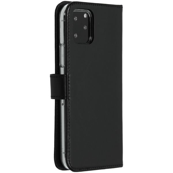 Selencia Echtleder Klapphülle Apple iPhone 11 Pro - Schwarz