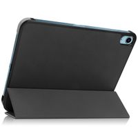 Accezz Trifold Klapphülle Apple iPad 11 (2025) 11 Zoll A16 / iPad 10 (2022) 10.9 Zoll - Schwarz
